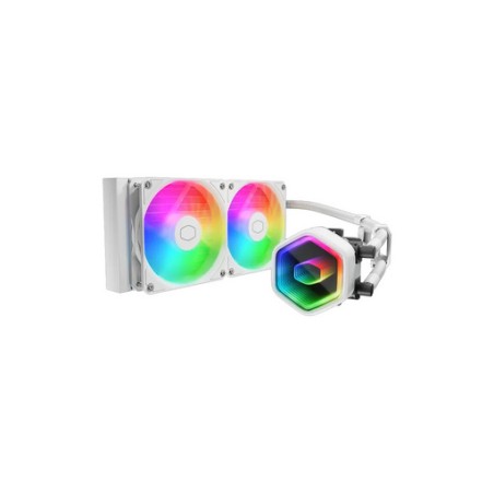 Vodno hlajenje AIO Liquid Cooler MasterLiquid 240 Core II, 240mm, bel