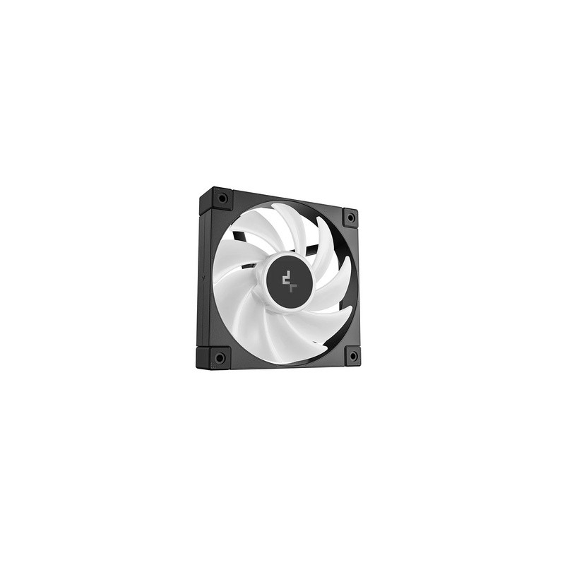 Ventilator za ohišje DeepCool FD12 ARGB PWM 120mm, črn