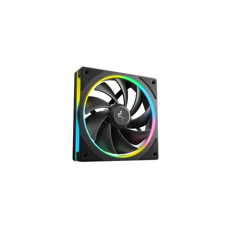 Ventilator za ohišje DeepCool FL12 SE ARGB PWM 120mm, črn