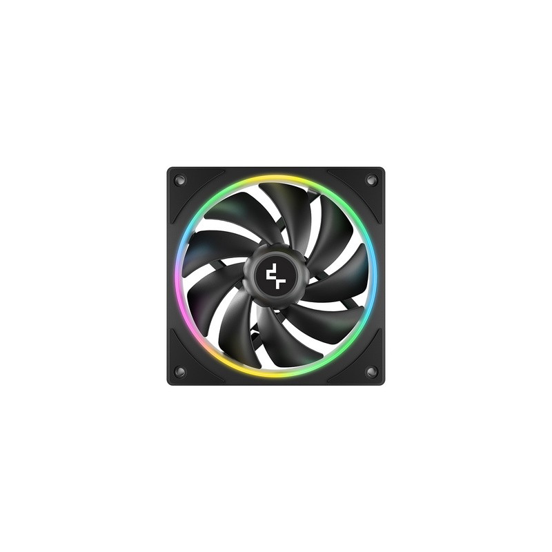 Ventilator za ohišje DeepCool FL12 SE ARGB PWM 120mm, črn