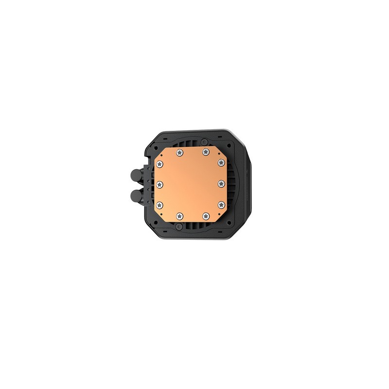 Vodno hlajenje DeepCool LM360, 360mm, LCD, ARGB, črn