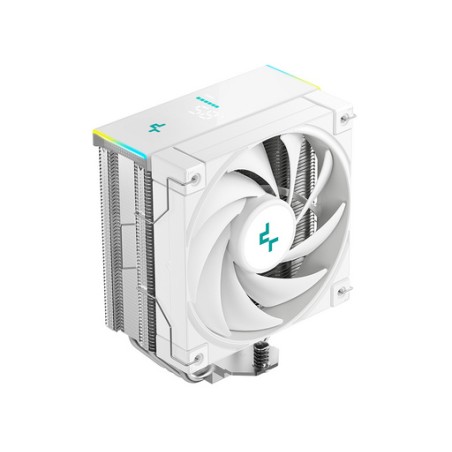 Hladilnik za procesor DeepCool AK400 DIGITAL SE WH, 120mm, ARGB, LCD, bel