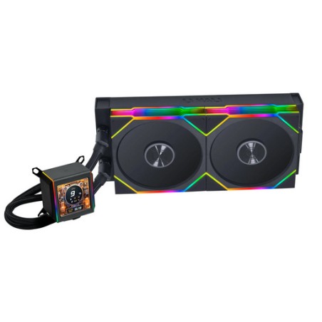 Vodno hlajenje Lian Li GALAHAD II LCD 280 TL Wireless, ARGB, črno