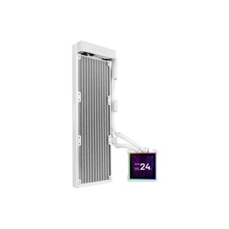 Vodno hlajenje Lian Li HydroShift II LCD-S 360N Fanless, belo