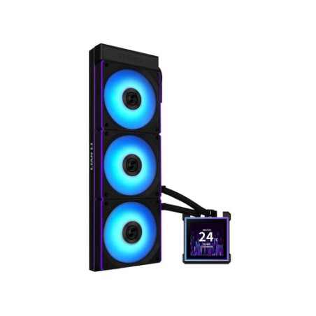 Vodno hlajenje Lian Li HydroShift II LCD-S 360CL, ARGB, črno