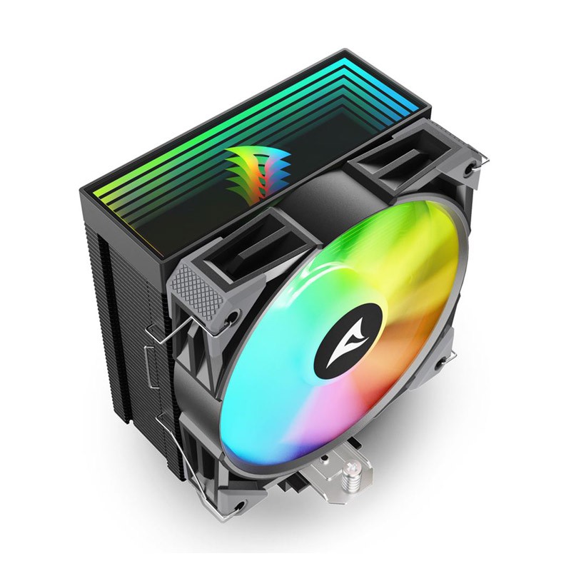 Hladilnik za procesor Sharkoon A40 RGB, 120mm, PWM, črn