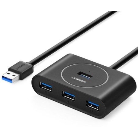USB Hub Ugreen E0013563, črn