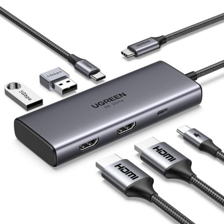 Priklopna postaja Ugreen 45379, 6-v-1, USB-C