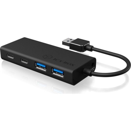 Hub Icy Box IB-HUB1426-U3, 4-portni, USB-A/C