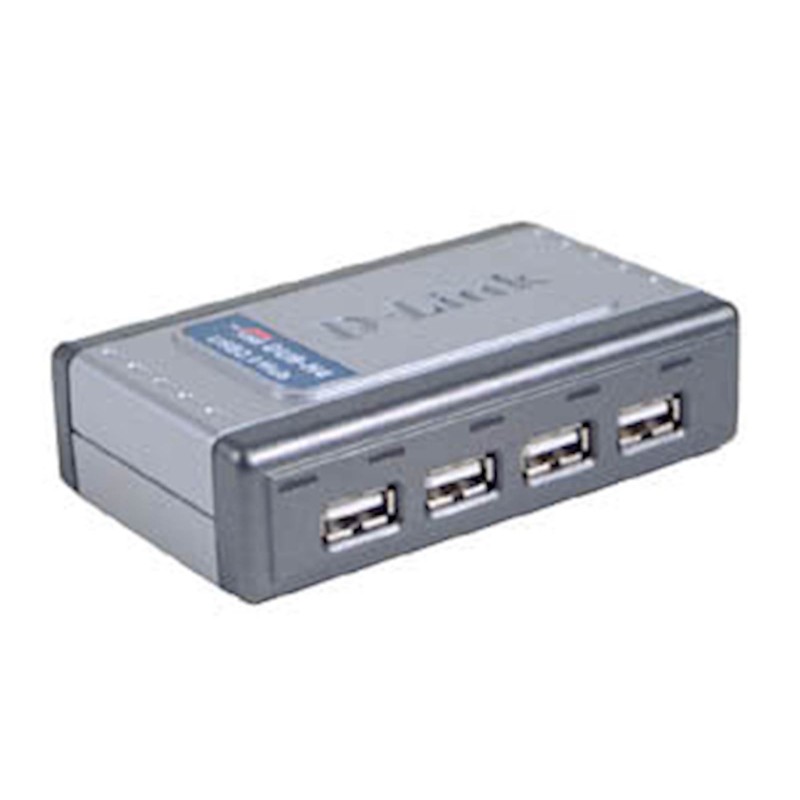 Hub D-Link DUB-H4, 4-portni, USB 2.0