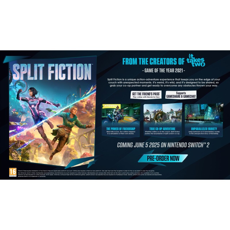Igra Split Fiction 2 (CIAB) (Nintendo Switch 2)