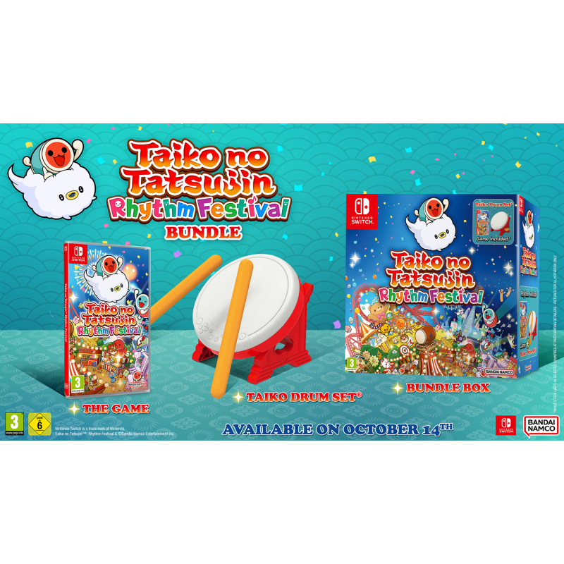 Igra Taiko no Tatsujin: Rhythm Festival - Collectors Edition (Nintendo Switch)