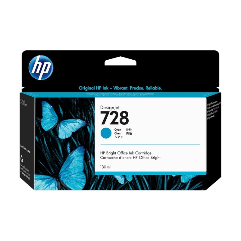Črnilo HP F9J67A (728), 130 ml, cyan