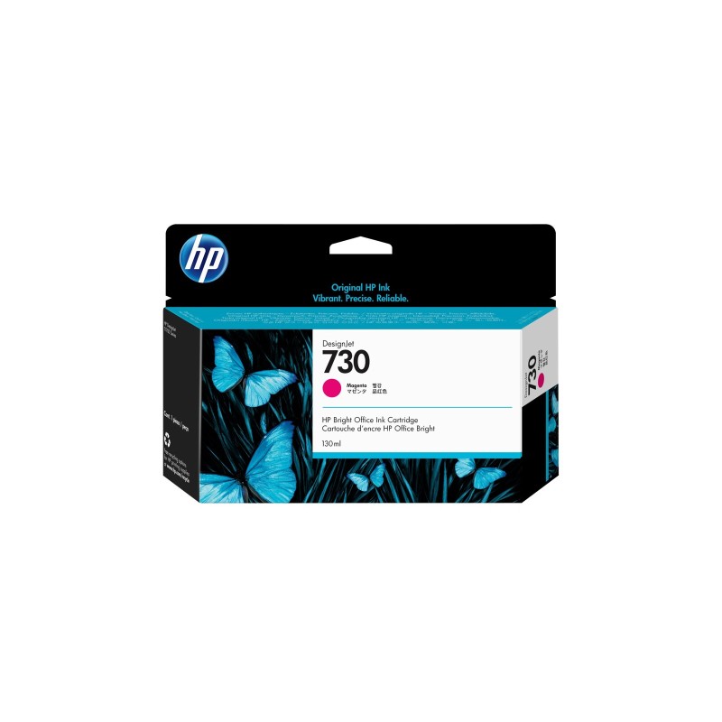 Črnilo HP P2V63A (730), 130 ml, Magenta