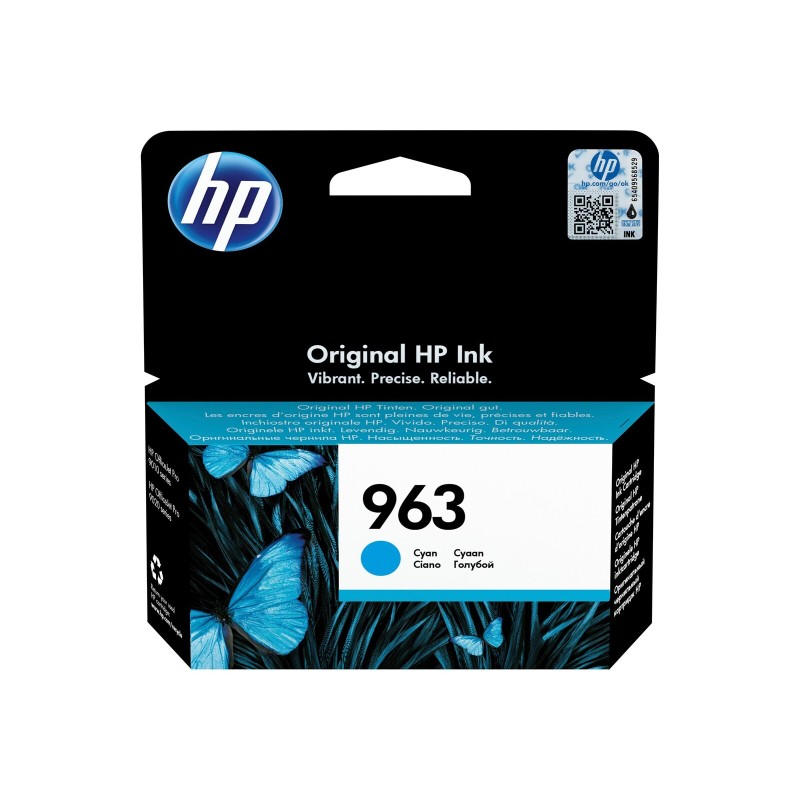 Črnilo HP 3JA23AE (963), Cyan