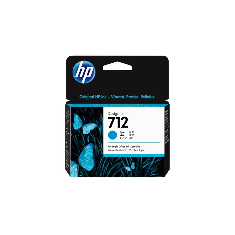 Črnilo HP 3ED67A (712) 29-ml, modra