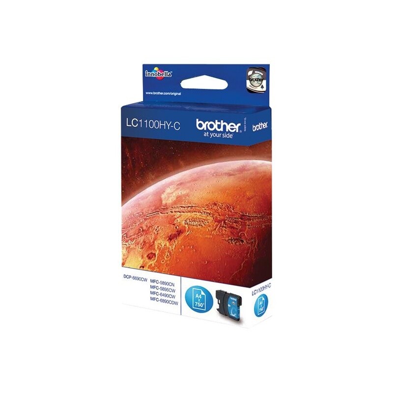 Črnilo BROTHER Ink Cartridge LC-1100HY C