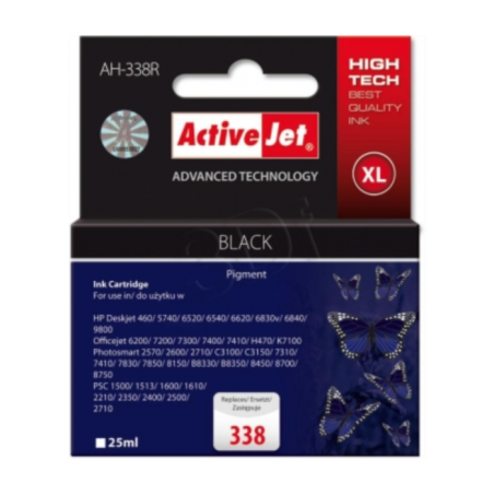 ActiveJet črno črnilo HP C8765EE 338, AH-338R