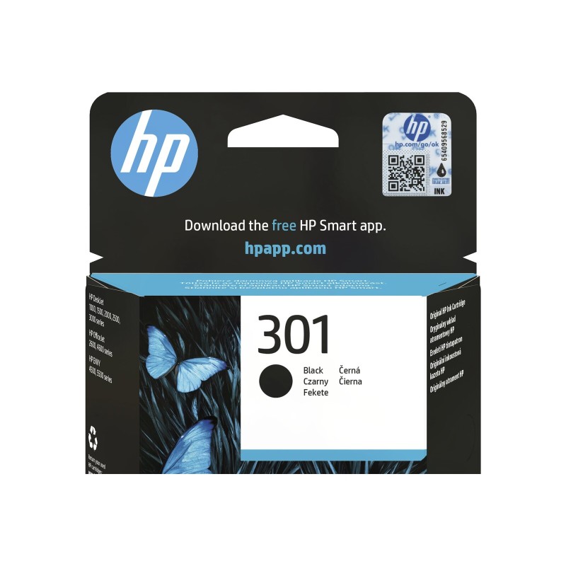 Črnilo HP CH561EE#UUS (301), črno