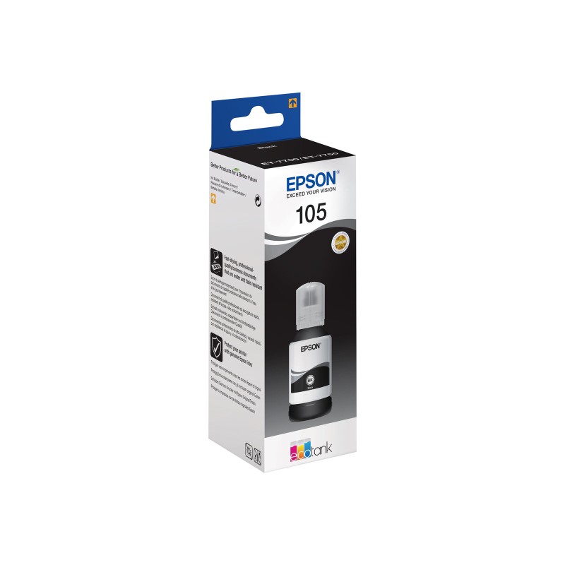 Črnilo EPSON pigment črno 105 steklenička 140ml