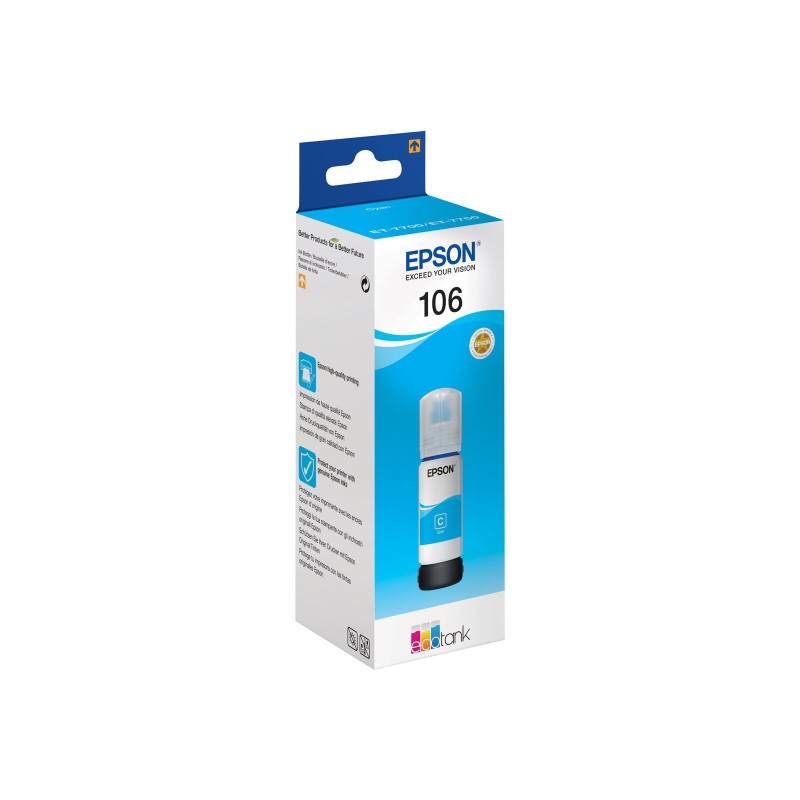 Črnilo EPSON cyan 106 steklenička 70ml