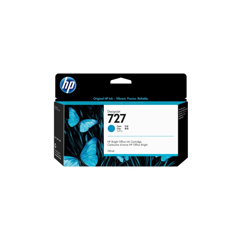 Črnilo HP 727 B3P19A, modra (cyan)