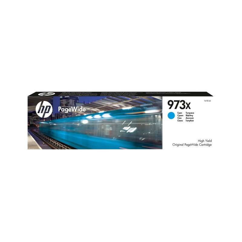 Črnilo HP 973X, cyan, F6T81AE