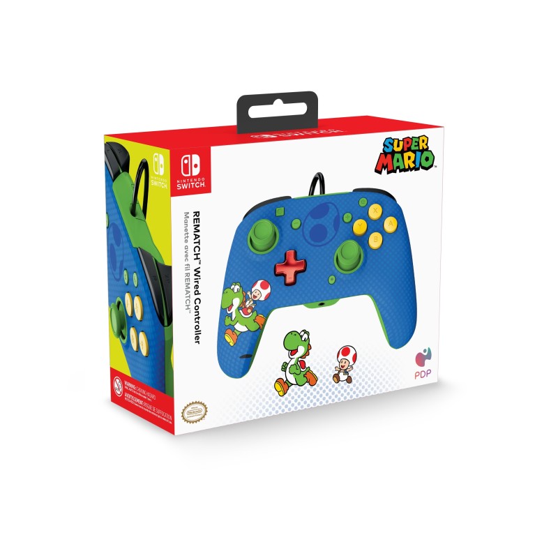 Kontroler PDP REMATCH - TOAD & YOSHI, Switch