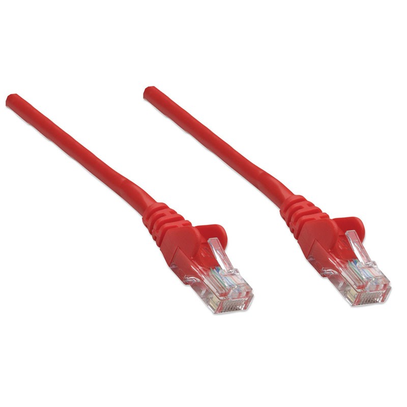 Mrežni kabel INTELLINET UTP CAT5e 5m rdeč