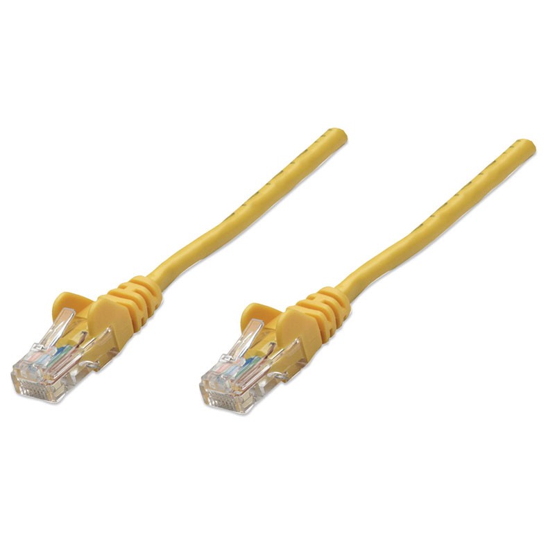 Mrežni kabel INTELLINET UTP CAT5e 0,5m rumen