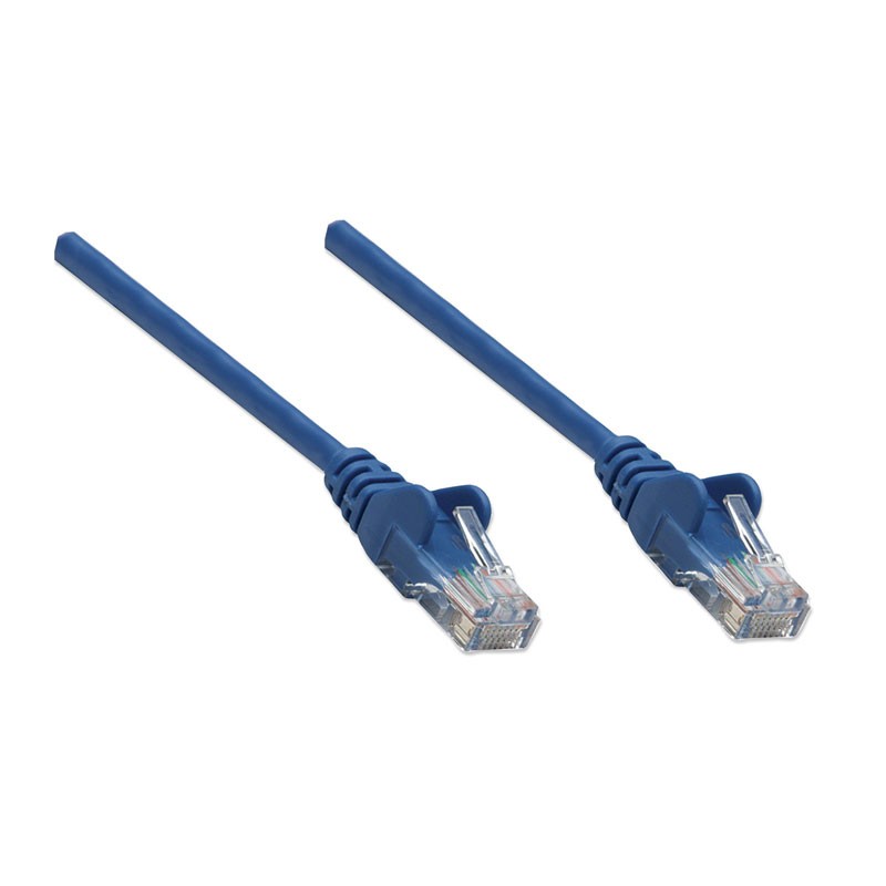 Mrežni kabel INTELLINET UTP CAT5e 0,5m moder