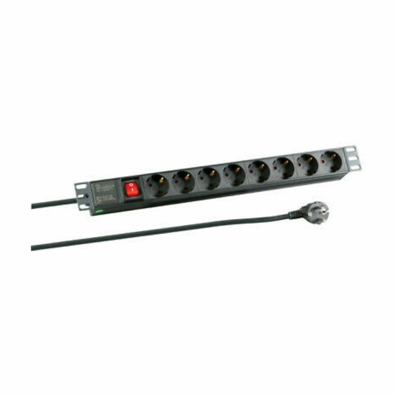 Razdelilec  48cm 8x220V PVC EFB 2m