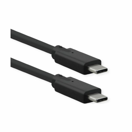 Kabel 3.2 Gen 2x2 C-C PD 5A  0,5m Roline črn 8519250