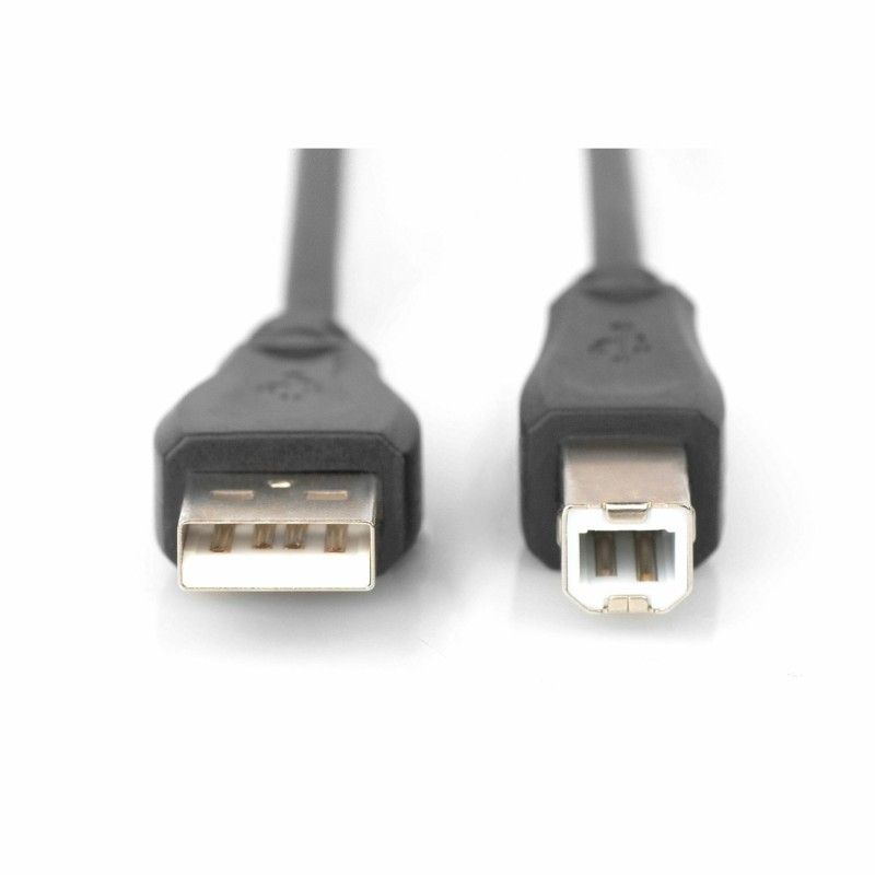 Kabel USB A-B  5m Digitus dvojno oklopljen črn 8519176