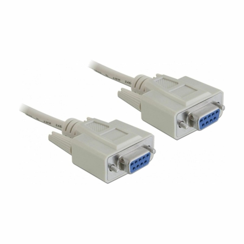 Null modem ka. DB9Ž-DB9Ž 3m Delock siv 8516024