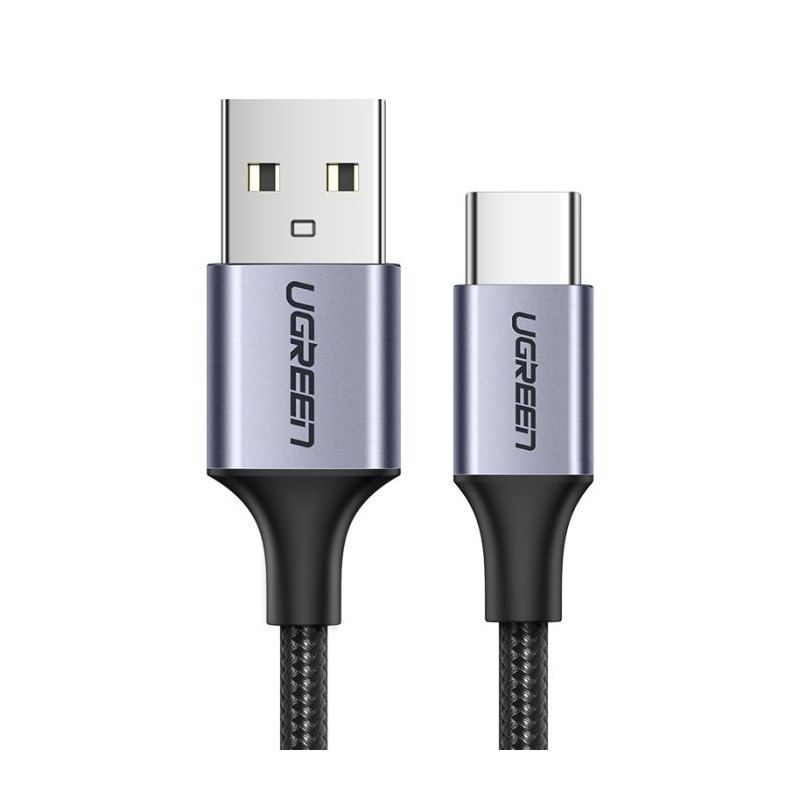 UGREEN USB 2.0 A na USB-C kabel 0.25m (črn)