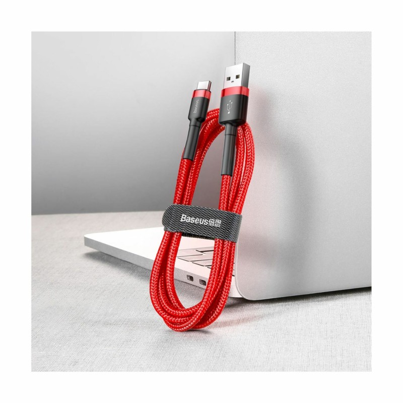 Kabel USB A-C 1m 3A Cafule rdeč Baseus 8519268
