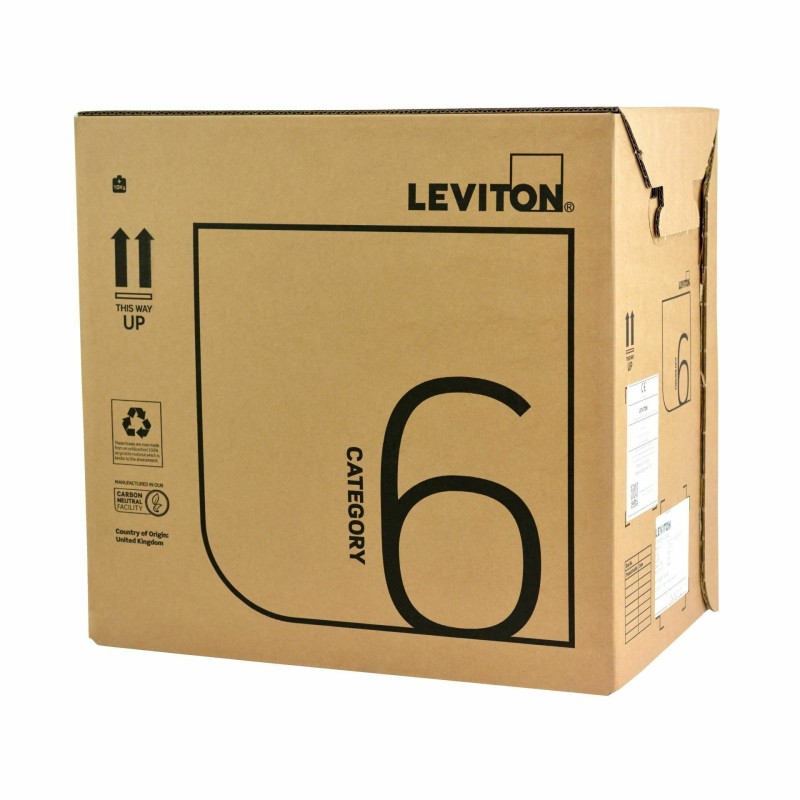 Kabel CAT.6+ UTP 4x2 AWG23 HF Cca 305m zelen Leviton 9001055