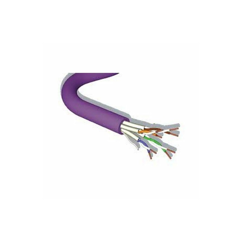 Kabel CAT.6A 10GPlus U/FTP 4x2 AWG23 Eca 500m kolut vijoličen Leviton 9024002