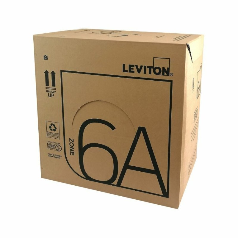 Kabel CAT.6A 10GPlus ZONE U/FTP 4x2AWG26 Eca 305m vijoličen Leviton 9001031