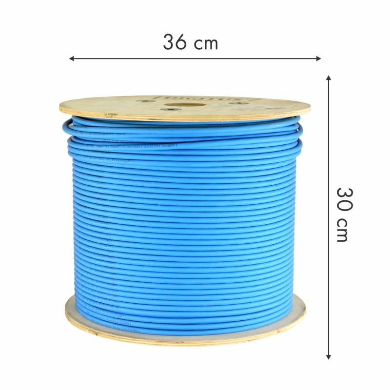 Kabel CAT.6A U/FTP 4x2 AWG23 Eca 305m kolut Digitus 9001042
