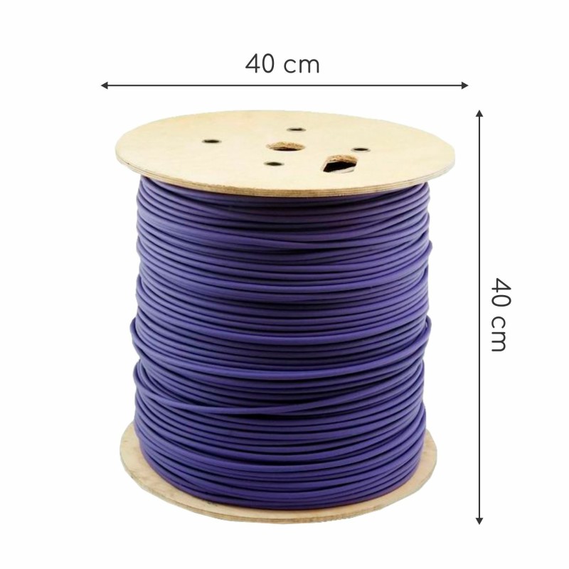Kabel CAT.7 SFTP 4x2AWG23, LSF Eca 500m vijoličen Leviton 9936001