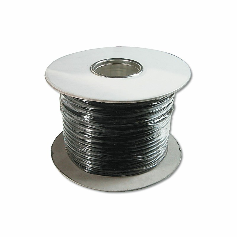 Kabel Flat AWG 26-4 črn 100m kolut Digitus 7805004