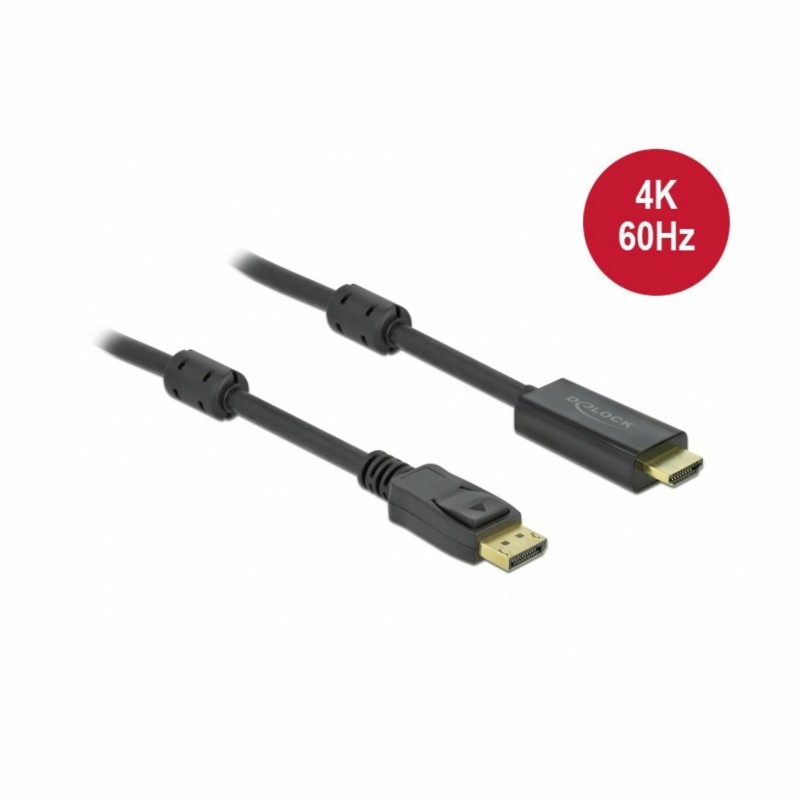 DisplayPort - HDMI kabel  3m 4K 60Hz Delock 8531099