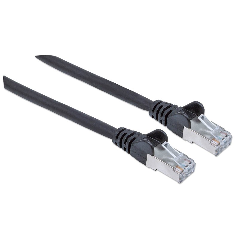 Mrežni kabel Intellinet 1 m Cat6A, CU, ČRN