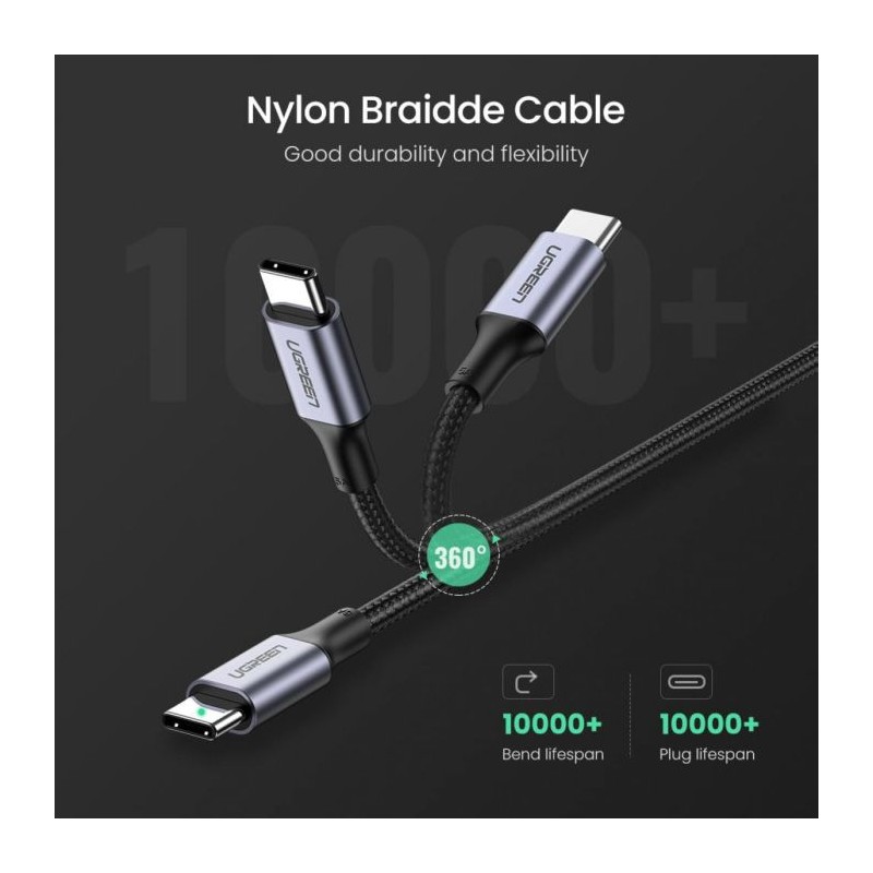 Ugreen 100W PD kabel USB-C 3m - polybag