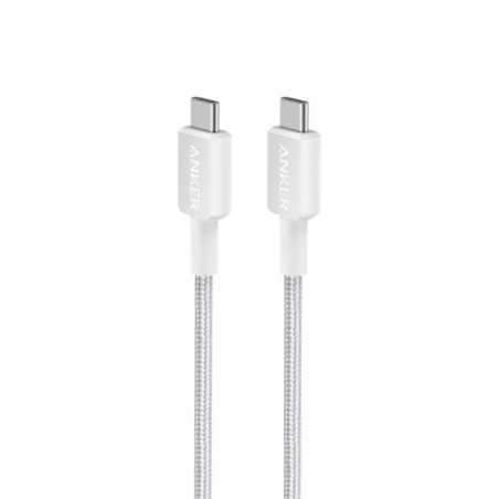 Kabel Anker 322 USB-C na USB-C pleten 0,9m bel