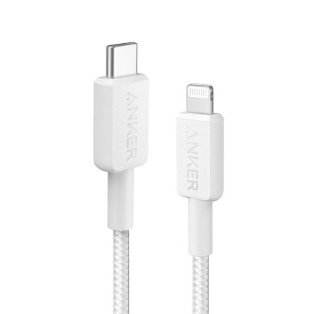 Kabel Anker 322, USB-C na Lightning, pleten kabel 0.9m bel, A81B5G21