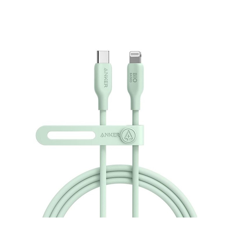 Kabel Anker 541, USB-C na Lightning, 1.8m zelen, A80A2G61