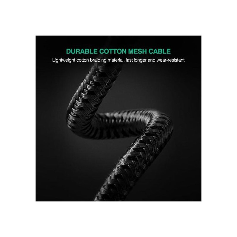 Kabel Ugreen 3.5mm avdio, 2m črn, 50363